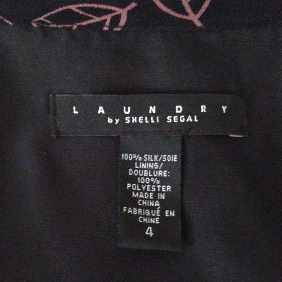 LAUNDRY by Shelli Segal - Vintage Silk Lined Halter Dress - Picture 6 of 6